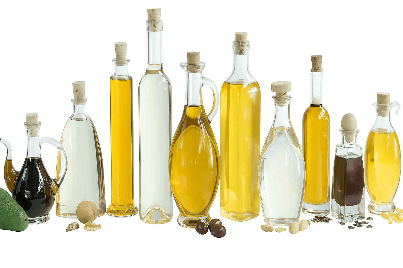 Flavori EL presents a premium selection of natural oils, perfect for cooking, skincare, and wellness routines